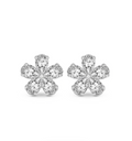 Daisy Flower Fashion Lab Diamond Stud Earrings