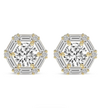 Rafflesia Flower Fashion Lab Diamond Stud Earrings