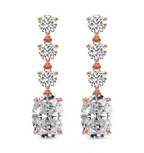 Elysium Flower Fashion Lab Diamond Stud Earrings